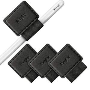 [3 Pack]【Ringke】ペンホルダー タッチペンケース 接着シール式 ペンケース ペンループ Pen loop Pen Holder/手