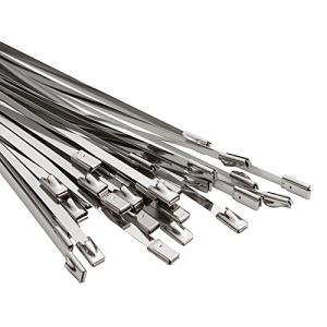 OFFO 100％SUS304ステンレスバンド 4.6mm×400mm×60本入 耐熱性 耐紫外線 耐候性 耐薬品に優れています。ステンレスイン