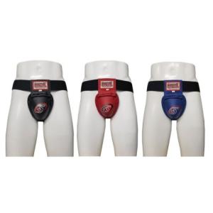 ゴム式 金属製】赤 Lサイズ グローインプロテクター ファールカップ