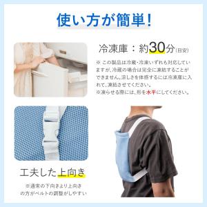 冷感パッド クールベスト 保冷剤リュック 熱中...の詳細画像5