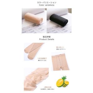 3足組美脚素肌感耐久 通気性 レディーストッキ...の詳細画像5
