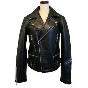 ライトニングタイプ ロンジャン ライダース ブラウン サイズ:L レディース 本革 ライダースジャケット UKタイプ レザージャケット