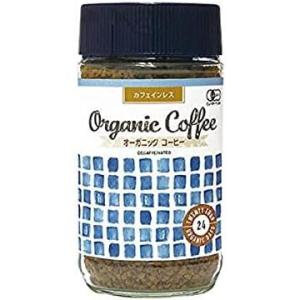 24 Organic Days インスタント コーヒー オーガニック フェアトレード カフェインレス 100g｜road-to-rev