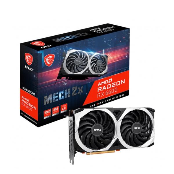 RX6600 MECH 2X 8G RADEON PCパーツ グラフィックボード ビデオカード MS...