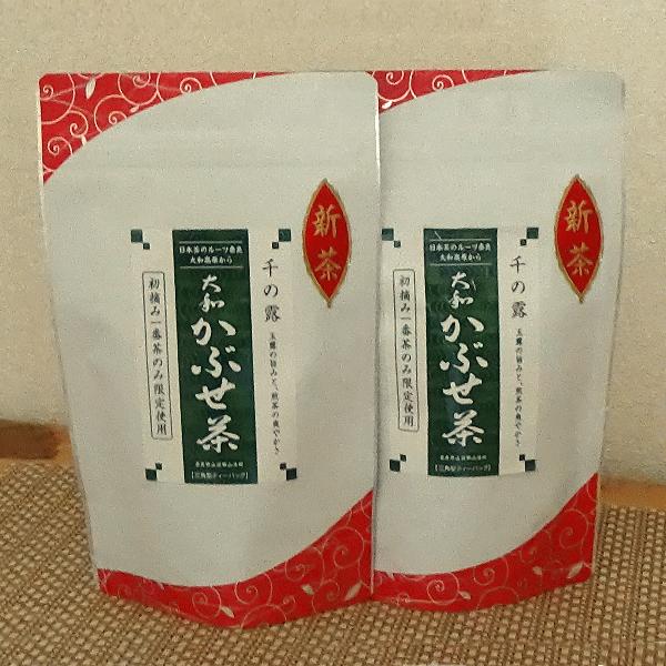 本格的な美味しい緑茶を手軽に愉しむ！  千の露　三角ティーバッグ５ｇ 15包入り2セット　 送料無料...