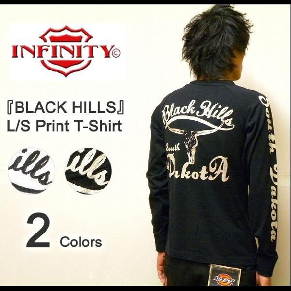INFINITY（インフィニティー） 『BLACK HILLS』 刺繍＆プリント長袖Tシャツ 201...