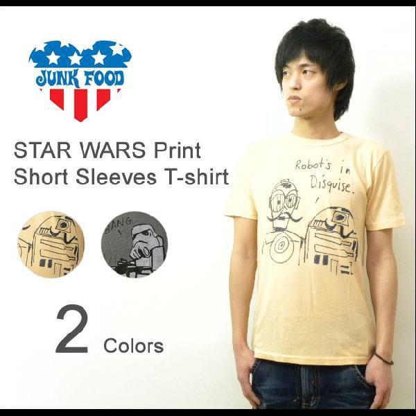 JUNKFOOD（ジャンクフード） スターウォーズ プリントＴシャツ STARWARS 半袖 カット...