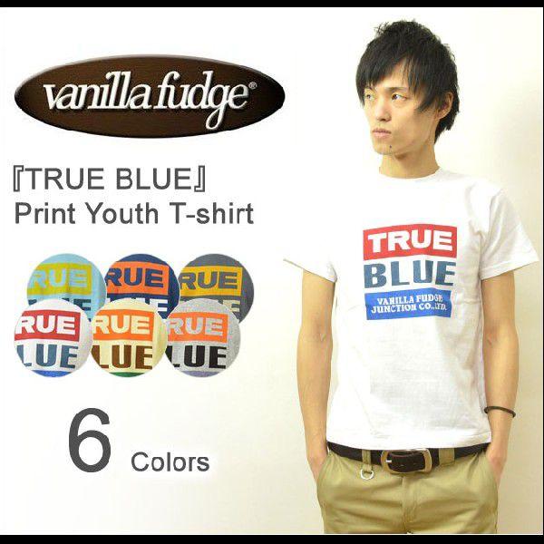 VANILLA FUDGE（ヴァニラファッジ） TRUE BLUE プリント ユースTシャツ メンズ...