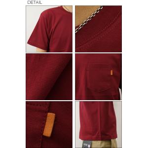 Tシャツ メンズ 半袖 無地 オリジナル ポケ...の詳細画像2