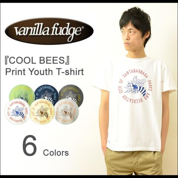 VANILLA FUDGE（ヴァニラファッジ） COOL BEES プリント ユースTシャツ メンズ...