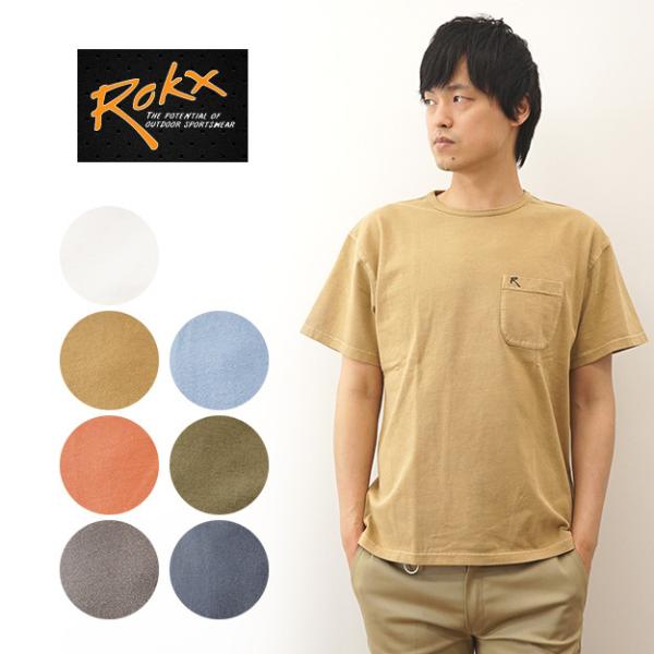 ROKX ロックス Tシャツ ポケT エムジー ポケット メンズ 半袖 MG POCKET TEE ...