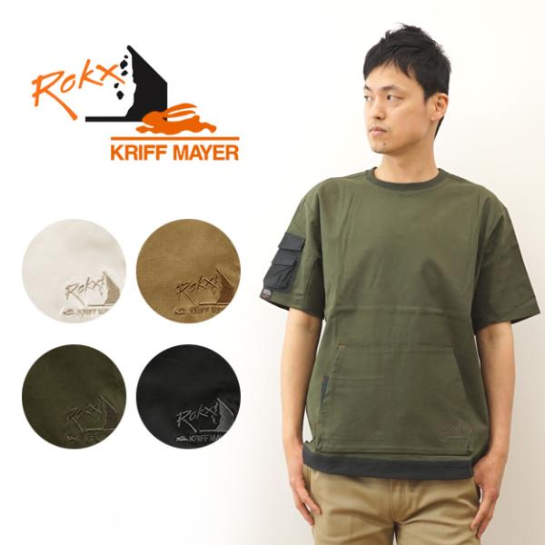 KRIFF MAYER クリフメイヤー ROKX ロックス Tシャツ クルーネック キャンプ シャツ...