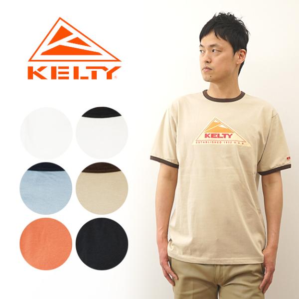 KELTY ケルティ Tシャツ ヴィンテージ ロゴ メンズ 半袖 ビンテージ ブランド プリント リ...