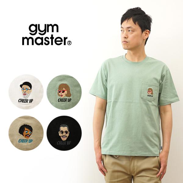 gym master ジムマスター Tシャツ ポケT 7.4oz CHEER UP 刺繍 ポケット ...