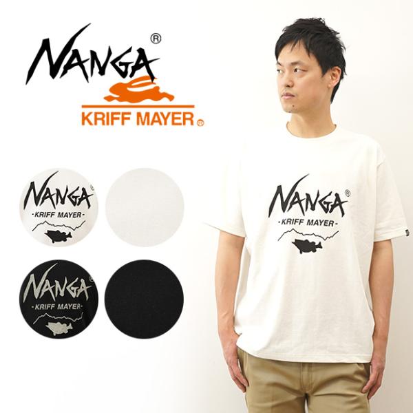 KRIFF MAYER クリフメイヤー NANGA ナンガ コラボT バス Tシャツ メンズ ブラン...