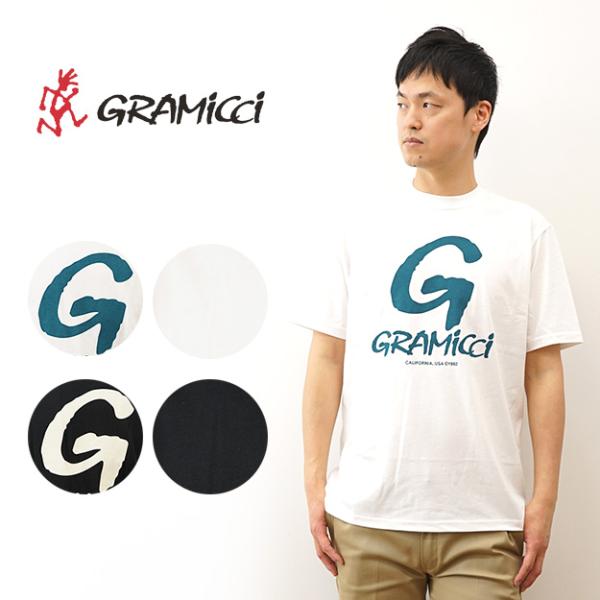 GRAMICCI グラミチ Gロゴ Tシャツ メンズ レディース 半袖 プリント 速乾 大きいサイズ...