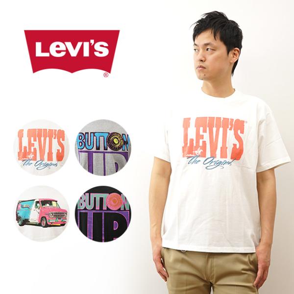 Levi's リーバイス Tシャツ ヴィンテージ グラフィック メンズ 半袖 復刻 ロゴ プリント ...