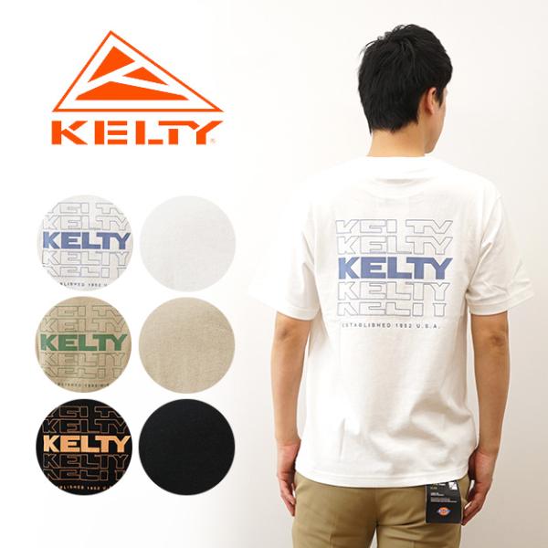 KELTY ケルティ Tシャツ バック タイポ ロゴ プリント メンズ レディース 半袖 大きいサイ...