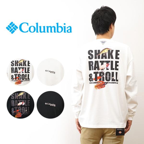 Columbia コロンビア ロンT 長袖 Tシャツ バーンノベル グラフィック ロングスリーブ メ...