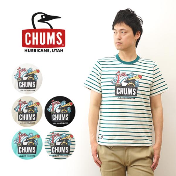 CHUMS チャムス Tシャツ メンズ レディース 綿100% ブービー ラブアンドアドベンチャー ...