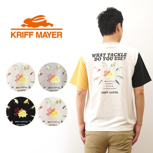 KRIFF MAYER クリフメイヤー Tシャツ BUG PROOF プリントT ルアー メンズ レ...