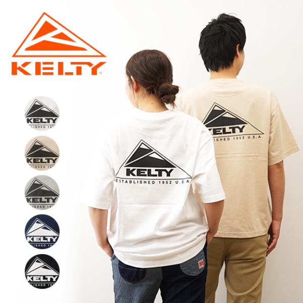 KELTY ケルティ Tシャツ バック ロゴ 半袖 メンズ レディース オーバーサイズ アメリカ 綿...