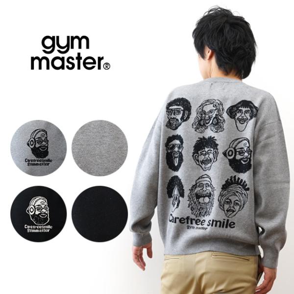 gym master ジムマスター セーター ジャガードニット carefree smile クルー...