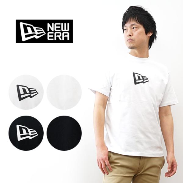 New Era ニューエラ 半袖 コットン Tシャツ Flag Logo メンズ レディース 春 夏...