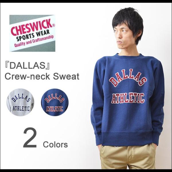 CHESWICK（チェスウィック） DALLAS ATHLETIC クルーネック スウェット メンズ...