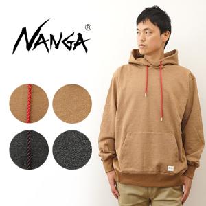 NANGA ナンガ パーカー スウェット メンズ エコ ハイブリッド フーディー スエット 裏毛 アウトドア キャンプ オーバーサイズ ビッグシルエット 1F219｜robinjeansbug