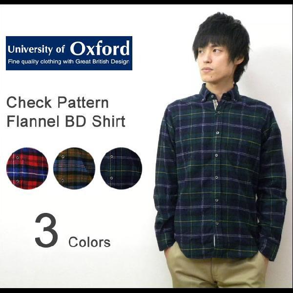 University of Oxford（ユニバーシティオブオックスフォード） フランネル素材 チェ...