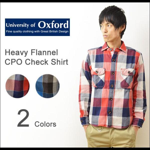 University of Oxford（ユニバーシティオブオックスフォード） ヘビー フランネル ...