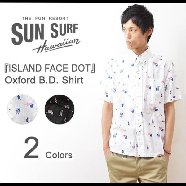 SUN SURF（サンサーフ） ISLAND FACE DOT オックスフォード ボタンダウンシャツ...