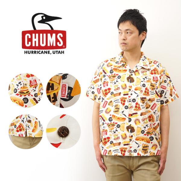 CHUMS チャムス チャムロハシャツ アロハシャツ メンズ レディース 半袖 シャツ 綿100% ...