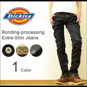 Dickies（ディッキーズ） ボンディング エクストラスリム ジーンズ デニムパンツ メンズ 暖パン 冬 防寒 ストレッチ タイト 細身 厚手 バイク 暖かい 154M40WD03｜robinjeansbug