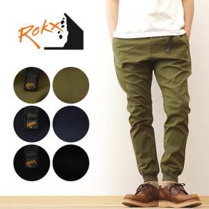 ROKX（ロックス） MG ウッドパンツ メンズ レディース チノパン 黒 綿