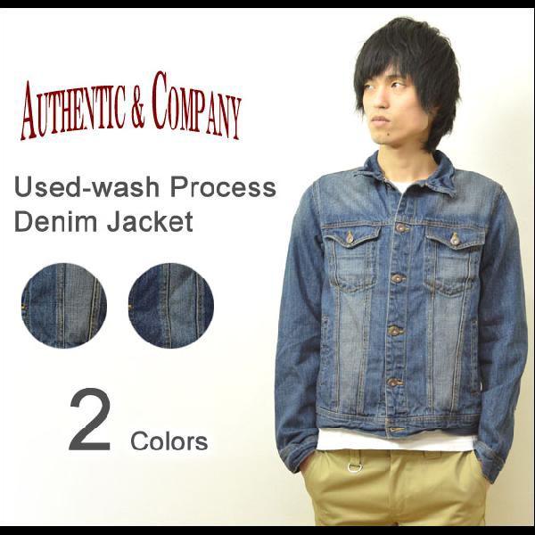 AUTHENTIC＆COMPANY（オーセンティックアンドカンパニー） ユーズドウォッシュ加工 デニ...