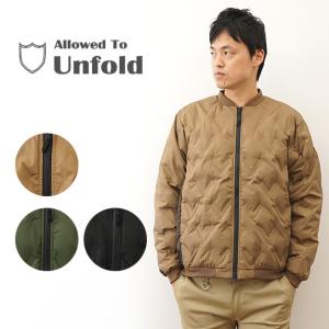 Allowed to Unfold アロウドトゥアンフォールド 撥水 ツイル ブルゾン