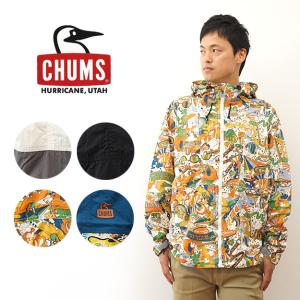 CHUMS アートプリント ゴアテックス マウンテンパーカー CHUMS（チャムス） ゴアテックスインフィウムキャンピングパーカー