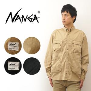 NANGA / 半袖シャツ/L/ポリエステル/GRY/無地/NW2211-1H228 NANGA◇半袖シャツ/XL/ポリエステル/GRY/無地/NW2211-1H228 : セカンド