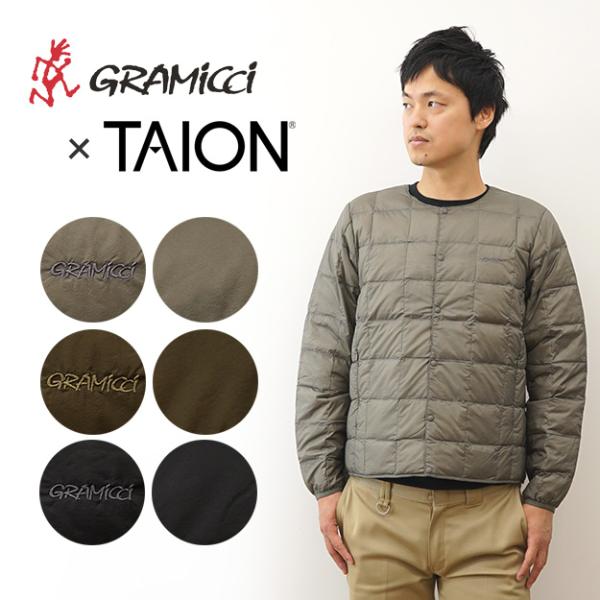 GRAMICCI グラミチ TAION タイオン インナー ダウン ジャケット コラボ メンズ フェ...