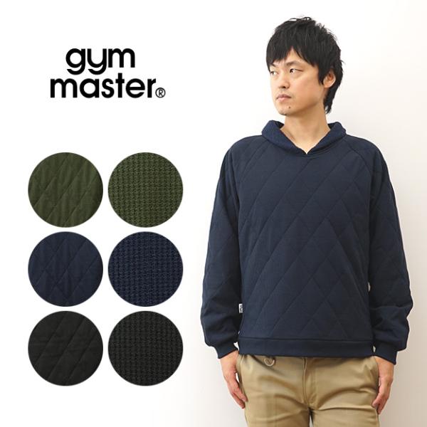 gym master ジムマスター トレーナー キルティング ワッフル ショールカラー メンズ レデ...