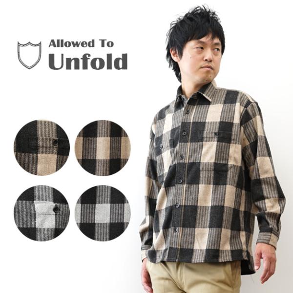 CPO シャツ ジャケット Allowed to Unfold アロウドトゥアンフォールド チェック...