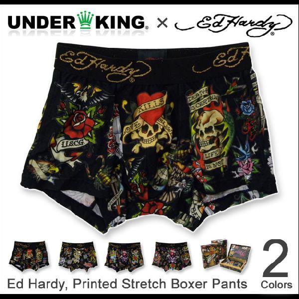 UNDERKING×Ed Hardy SPECIAL BOX ボクサーパンツ アンダーキング×エドハ...