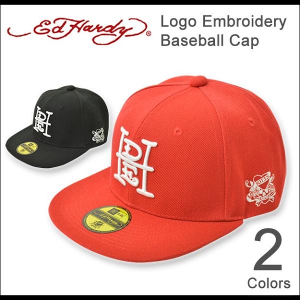 Ed Hardy（エドハーディー） ロゴ ベースボールキャップ メンズ レディース キャップ BBキ...