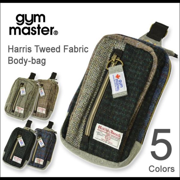 gym master（ジムマスター） ハリスツイード ボディバッグ ショルダー メンズ レディース ...