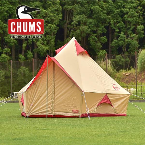 CHUMS チャムス テント ブービーハウス4 キャンプ アウトドア ベル型 簡単 広い 高い 大き...
