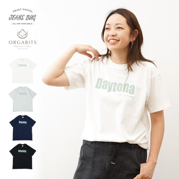 オーガニックコットンＴ Daytona 半袖 Tシャツ レディース ゆったり オーバーサイズ 大きい...