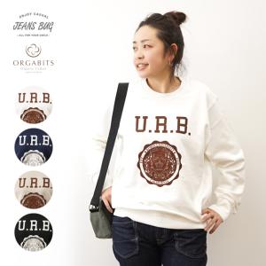 OGスウェット URB オーガニックコットン 裏パイル トレーナー レディース ゆったり オーバーサイズ 大きいサイズ ジーンズバグ ブランド スエット OGSW-URB｜robinjeansbug