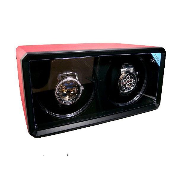 ワインダー／ワインディングマシーン 2本巻き ABSレザー レッド